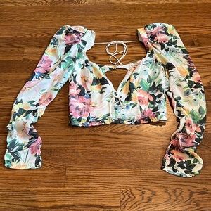For Love and Lemons Floral Top